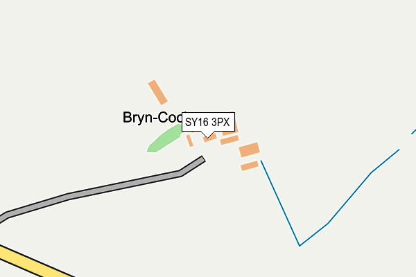 SY16 3PX map - OS OpenMap – Local (Ordnance Survey)