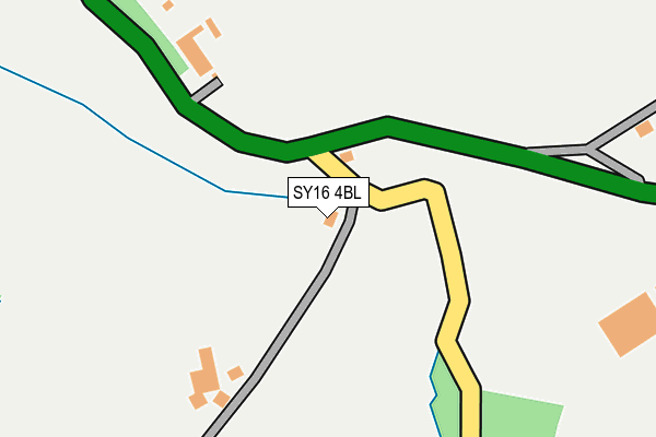 SY16 4BL map - OS OpenMap – Local (Ordnance Survey)