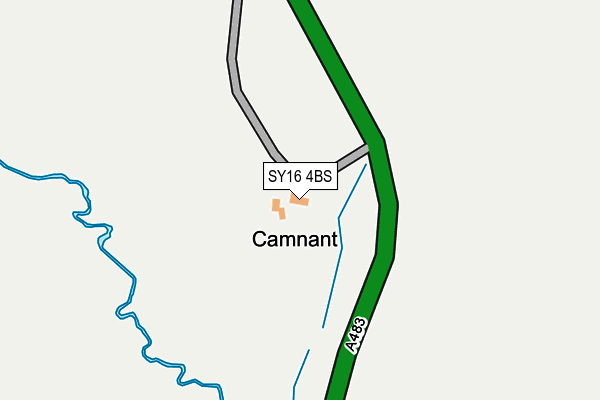 SY16 4BS map - OS OpenMap – Local (Ordnance Survey)