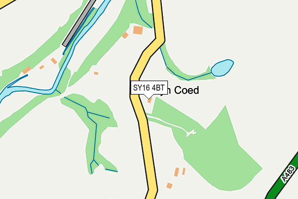 SY16 4BT map - OS OpenMap – Local (Ordnance Survey)