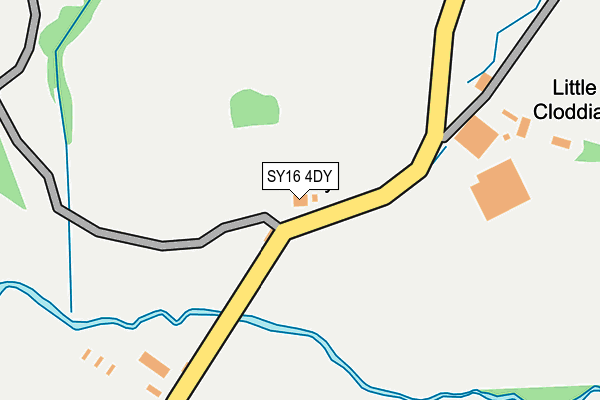 SY16 4DY map - OS OpenMap – Local (Ordnance Survey)