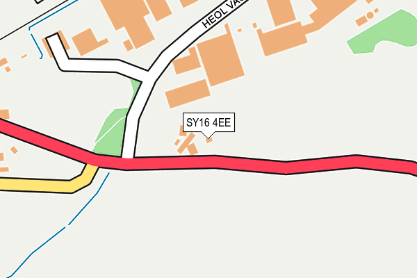 SY16 4EE map - OS OpenMap – Local (Ordnance Survey)