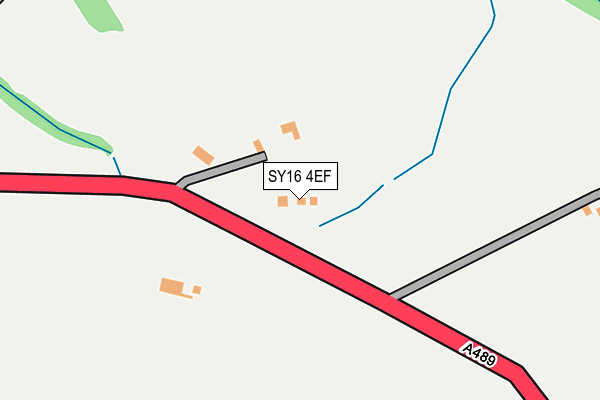 SY16 4EF map - OS OpenMap – Local (Ordnance Survey)