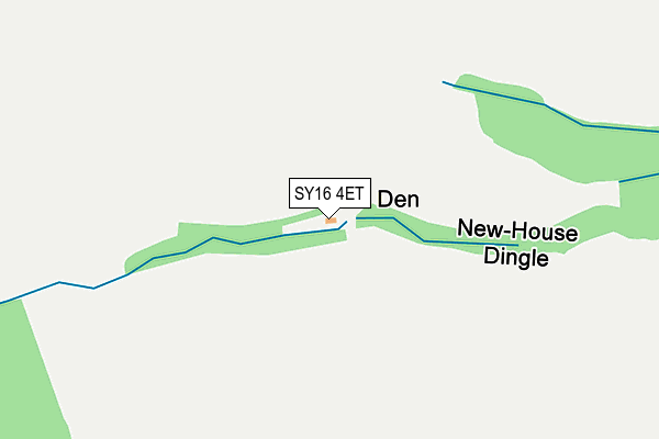 SY16 4ET map - OS OpenMap – Local (Ordnance Survey)