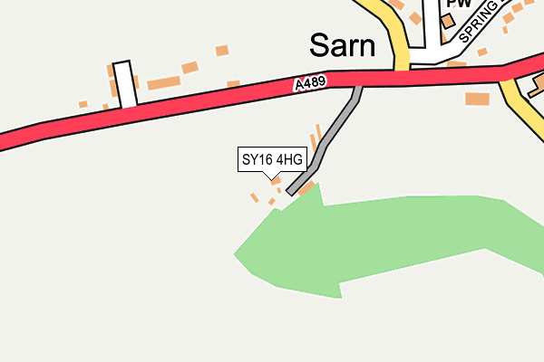 SY16 4HG map - OS OpenMap – Local (Ordnance Survey)