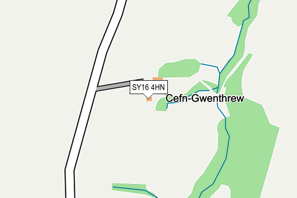 SY16 4HN map - OS OpenMap – Local (Ordnance Survey)