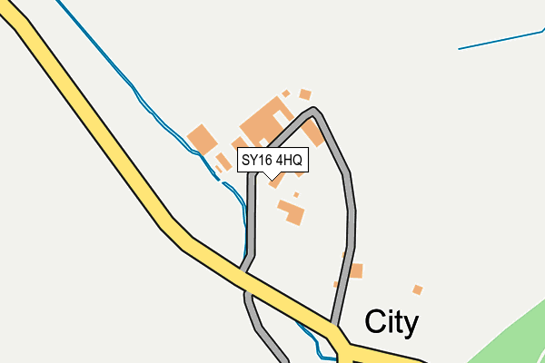 SY16 4HQ map - OS OpenMap – Local (Ordnance Survey)