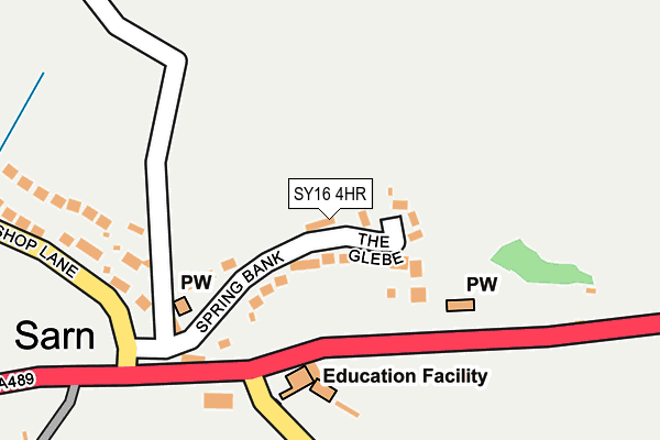 SY16 4HR map - OS OpenMap – Local (Ordnance Survey)