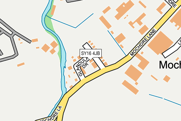 SY16 4JB map - OS OpenMap – Local (Ordnance Survey)