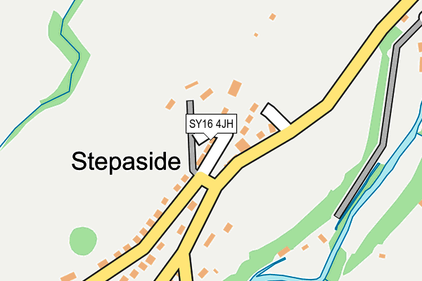 SY16 4JH map - OS OpenMap – Local (Ordnance Survey)