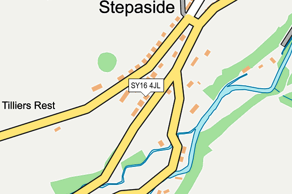 SY16 4JL map - OS OpenMap – Local (Ordnance Survey)