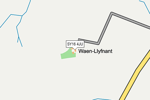 SY16 4JU map - OS OpenMap – Local (Ordnance Survey)