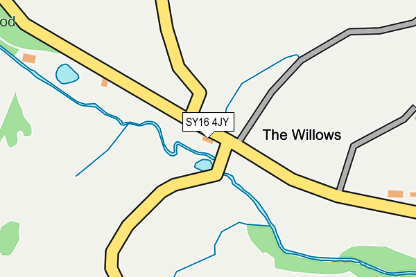 SY16 4JY map - OS OpenMap – Local (Ordnance Survey)