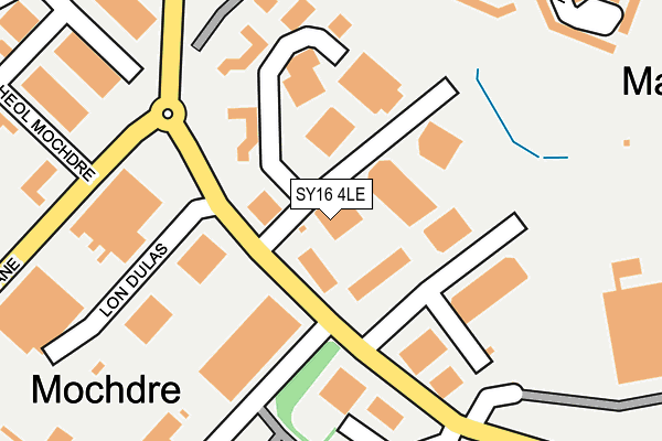 SY16 4LE map - OS OpenMap – Local (Ordnance Survey)