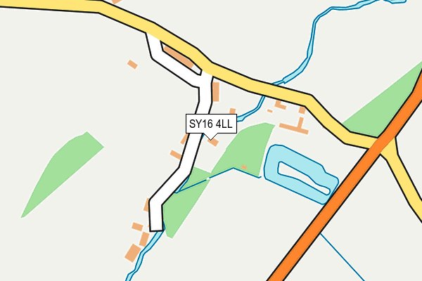 SY16 4LL map - OS OpenMap – Local (Ordnance Survey)