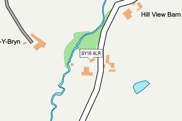 SY16 4LR map - OS OpenMap – Local (Ordnance Survey)