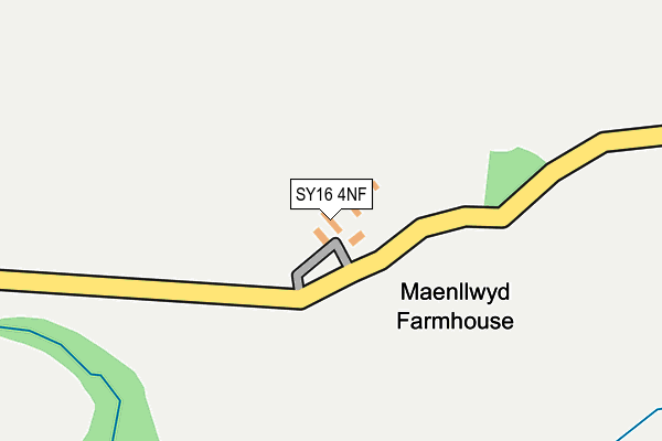 SY16 4NF map - OS OpenMap – Local (Ordnance Survey)