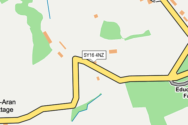 SY16 4NZ map - OS OpenMap – Local (Ordnance Survey)