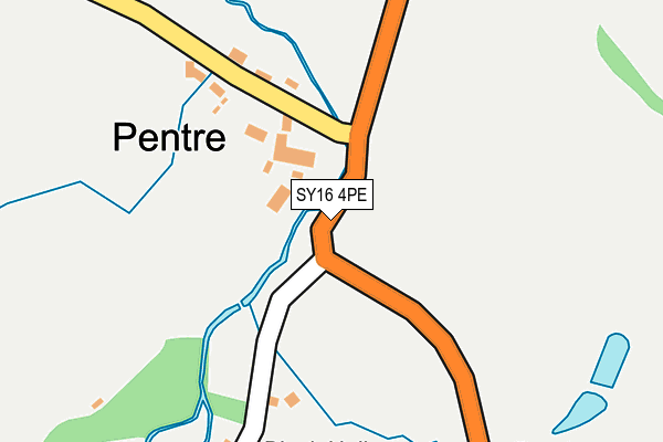 SY16 4PE map - OS OpenMap – Local (Ordnance Survey)