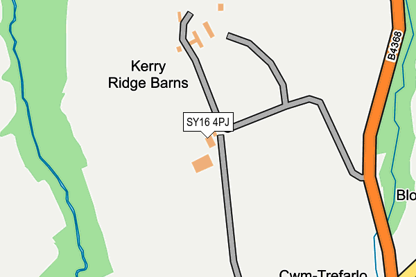 SY16 4PJ map - OS OpenMap – Local (Ordnance Survey)