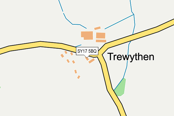 SY17 5BQ map - OS OpenMap – Local (Ordnance Survey)
