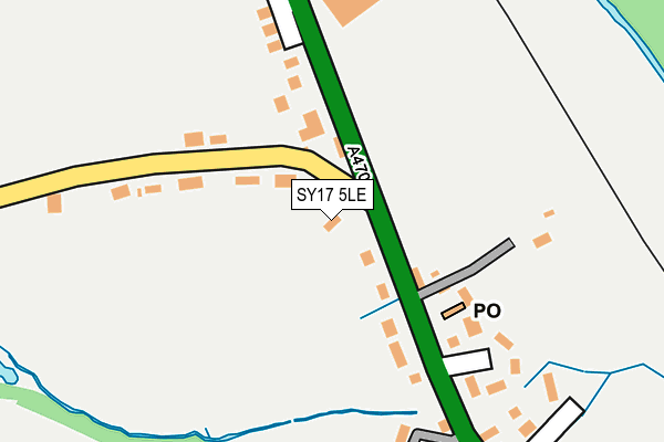 SY17 5LE map - OS OpenMap – Local (Ordnance Survey)