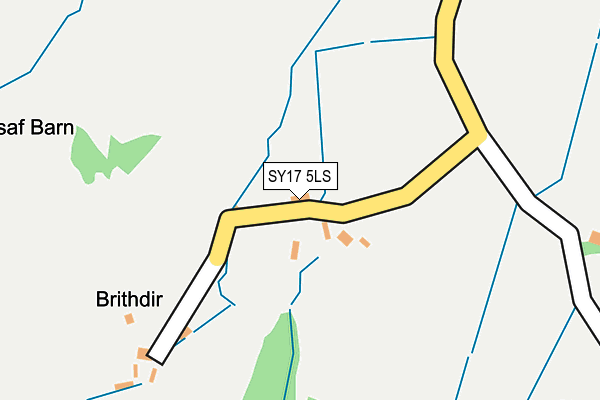 SY17 5LS map - OS OpenMap – Local (Ordnance Survey)