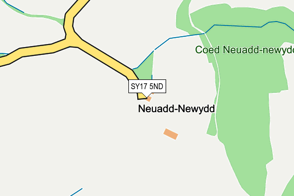 SY17 5ND map - OS OpenMap – Local (Ordnance Survey)