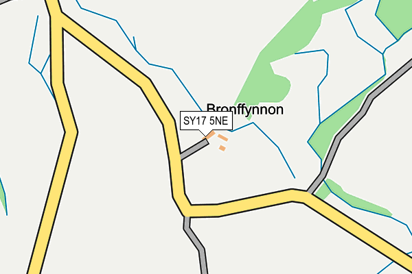 SY17 5NE map - OS OpenMap – Local (Ordnance Survey)