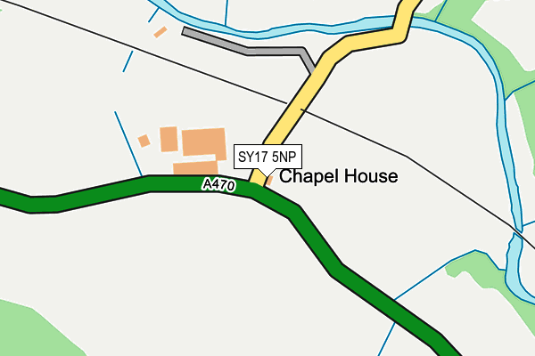 SY17 5NP map - OS OpenMap – Local (Ordnance Survey)