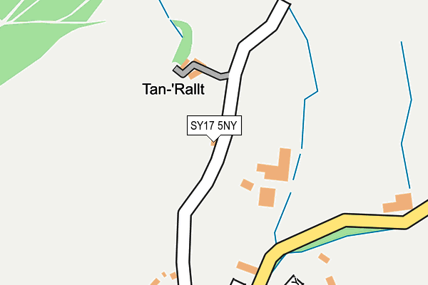 SY17 5NY map - OS OpenMap – Local (Ordnance Survey)