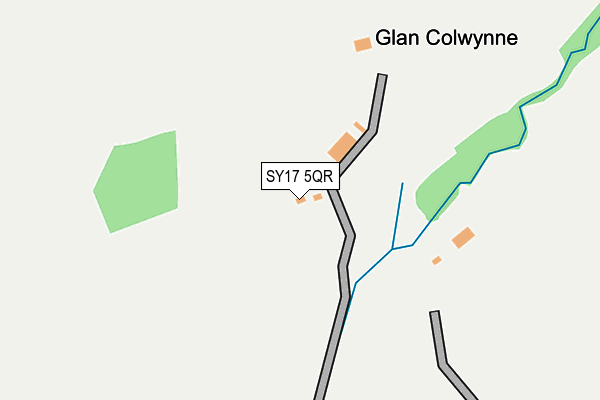 SY17 5QR map - OS OpenMap – Local (Ordnance Survey)