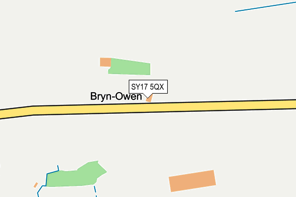 SY17 5QX map - OS OpenMap – Local (Ordnance Survey)