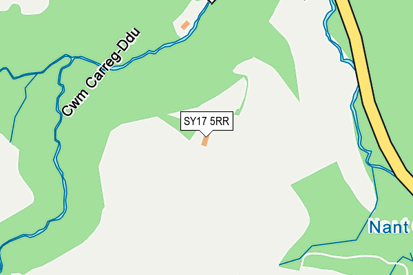 SY17 5RR map - OS OpenMap – Local (Ordnance Survey)