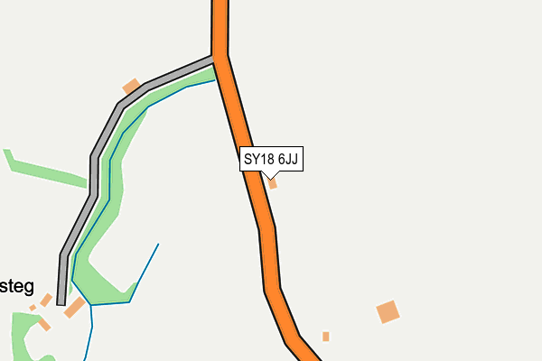 SY18 6JJ map - OS OpenMap – Local (Ordnance Survey)