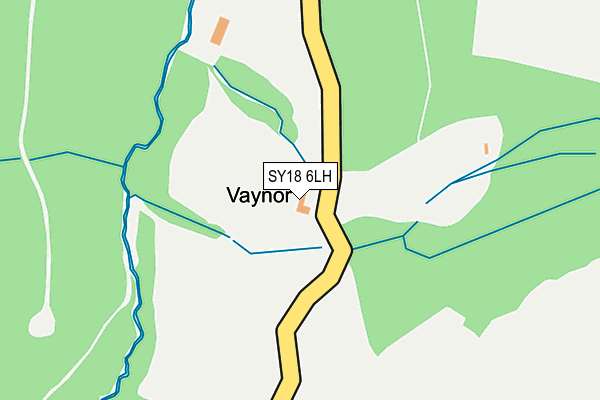 SY18 6LH map - OS OpenMap – Local (Ordnance Survey)