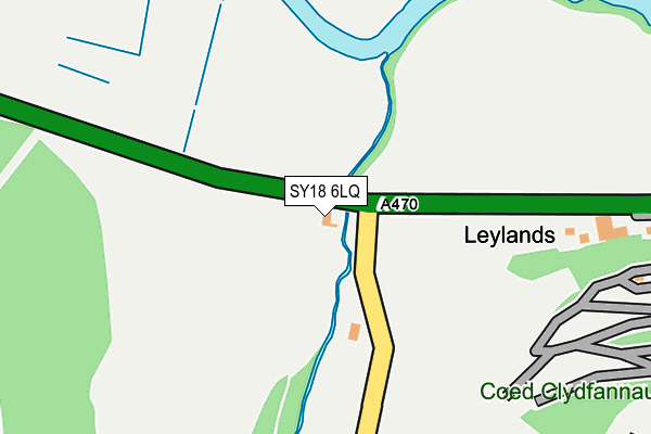 SY18 6LQ map - OS OpenMap – Local (Ordnance Survey)