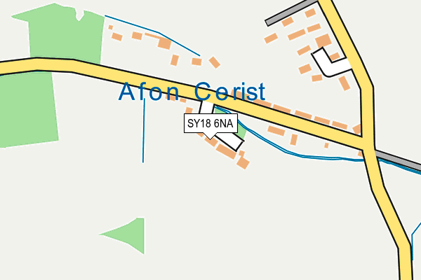 SY18 6NA map - OS OpenMap – Local (Ordnance Survey)