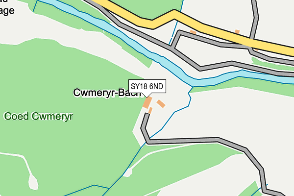 SY18 6ND map - OS OpenMap – Local (Ordnance Survey)