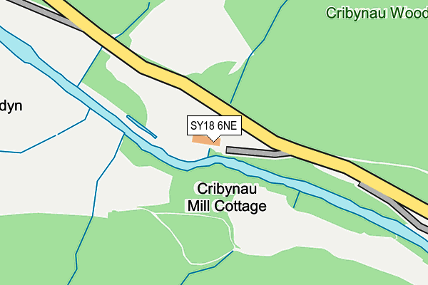 SY18 6NE map - OS OpenMap – Local (Ordnance Survey)