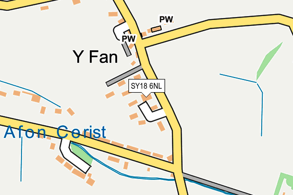 SY18 6NL map - OS OpenMap – Local (Ordnance Survey)