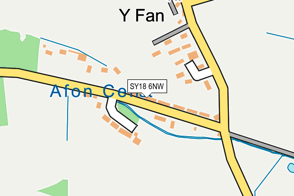 SY18 6NW map - OS OpenMap – Local (Ordnance Survey)