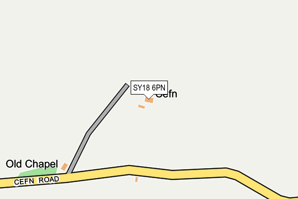 SY18 6PN map - OS OpenMap – Local (Ordnance Survey)