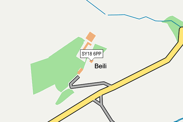 SY18 6PP map - OS OpenMap – Local (Ordnance Survey)