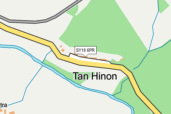 SY18 6PR map - OS OpenMap – Local (Ordnance Survey)