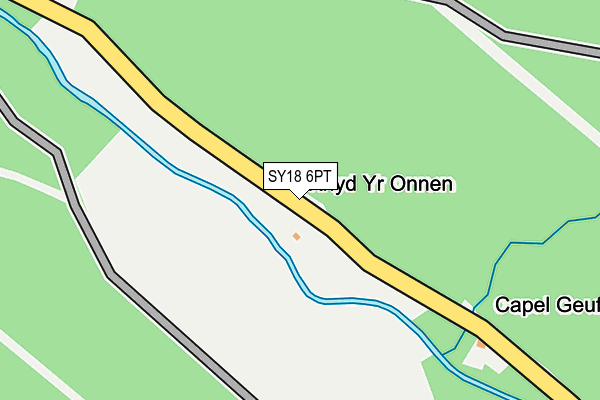 SY18 6PT map - OS OpenMap – Local (Ordnance Survey)