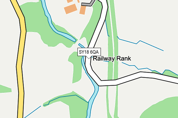 SY18 6QA map - OS OpenMap – Local (Ordnance Survey)