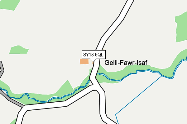 SY18 6QL map - OS OpenMap – Local (Ordnance Survey)