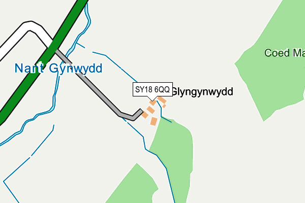 SY18 6QQ map - OS OpenMap – Local (Ordnance Survey)