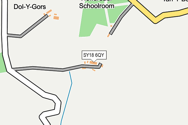 SY18 6QY map - OS OpenMap – Local (Ordnance Survey)